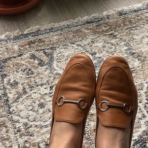 Massimo Dutti Leather Caramel Colour Loafers